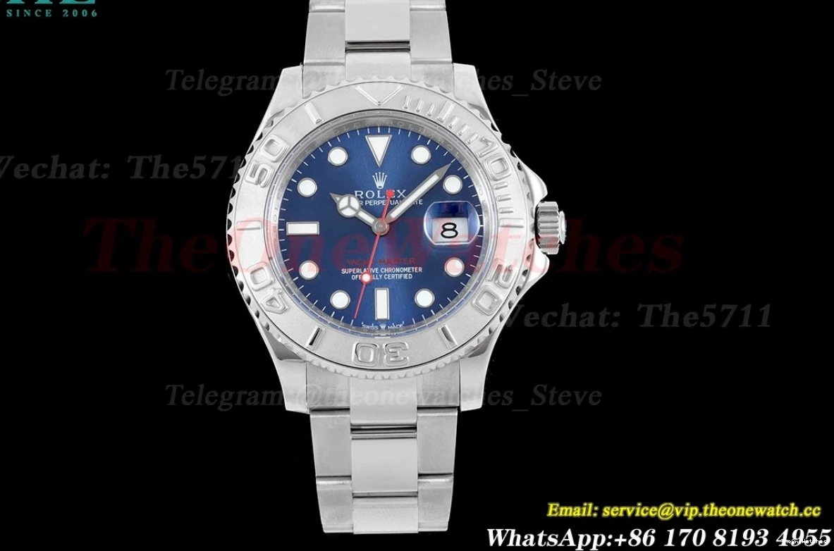 126622 CSF SS Yacht-Master SS 40mm Blue Dot VR3235 0310